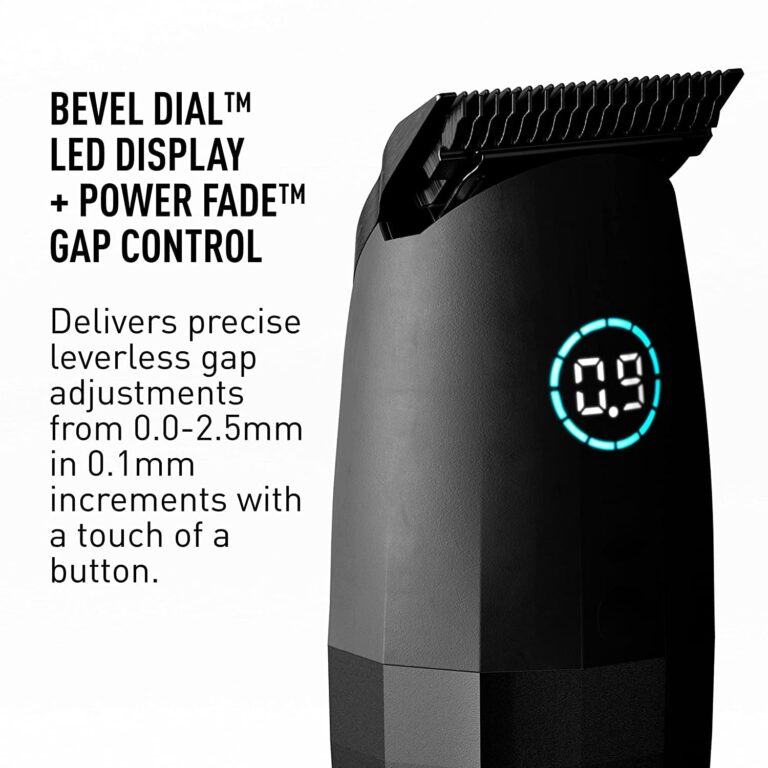 Bevel Professional Hair Clippers & Beard Trimmer for Men, Barber Supplies, Cordless Hair Clippers, Hair Trimmer for Men, 4 Hour Rechargeable Battery, Black - Image 7