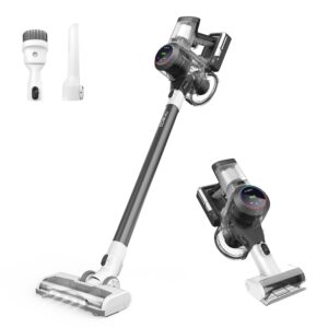 Tineco Pure ONE S11 Cordless Vacuum Cleaner, Smart Stick Handheld Cleaner Strong Suction & Lightweight, Cordless Handheld Vacuum Deep Clean Hair, Hard Floor, Carpet, Car (Pure ONE S11 Grey)
