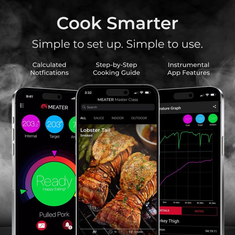 MEATER Pro Duo: WiFi Smart Meat Thermometer | 1000°F High Heat Resistance | Long Range | Dual Probes | Six Sensors | BBQ, Oven, Grill, Smoker, Air Fryer, Deep Fryer | iOS & Android App - Image 7