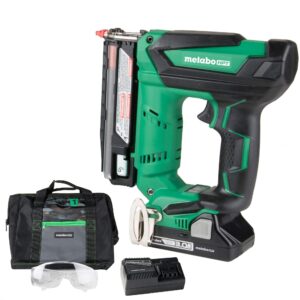 Metabo HPT Cordless Pin Nailer Kit, 18V, 23 Gauge, 5/8" up to 1-3/8" Pin Nails, 3000 Nails Per Charge, Compact 3.0 Ah Lithium Ion Battery, Lifetime Tool Warranty (NP18DSAL)