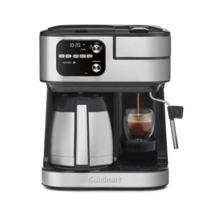 Cuisinart Coffeemaker, Coffee Center Barista Bar 4-In-1 Coffee Machine, Single-Serve Coffee, Espresso & Nespresso Capsule Compatible, 12-Cup Thermal Carafe, Black, SS-4N1T