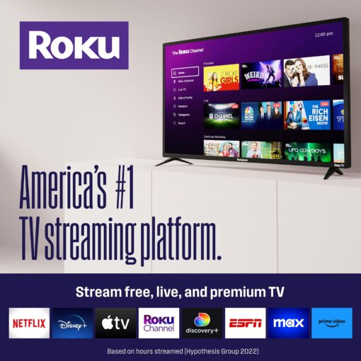 Westinghouse Roku TV - 40 Inch Smart, 1080P LED Full HD with Wi-Fi Connectivity and Mobile App, Flat Screen Compatible with Apple Home Kit, Alexa and Google Assistant - Image 7