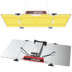 AGLEX K4000 LED Grow Light, 2024 Upgraded Grow Light with Daisy Chain & Dimmable, Full Spectrum Plant Grow Lights for Hydroponic Indoor Plants Seeding Veg Flower Growing Lamps 5X6 FT Grow Tent