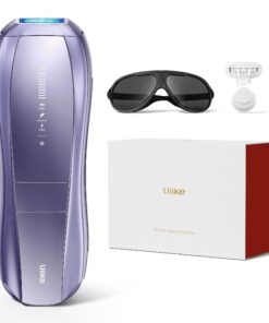 Ulike Laser Hair Removal, Air 10 IPL Hair Removal for Women and Men, 65°F Ice-Cooling Contact, Dual Lights, Skin Sensor & SHR Mode* for Nearly Painless, Effective & Long-Lasting Hair Removal from Home