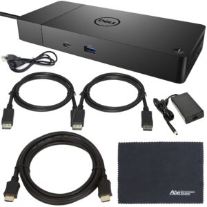 Dell Performance Dock WD 19S WD19S Docking Station (WD19S130W) with 130W Power Adapter and 90W Power Delivery + ZoomSpeed Essentials Kit Black