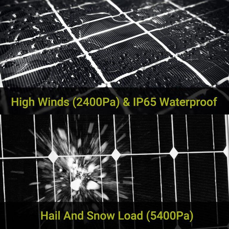 Newpowa 9BB 120W Solar Panel - High-Efficiency Monocrystalline PV Module for 24V Off Grid System, RV, Boat, Camper, Trailer, Gate Opener - Image 2