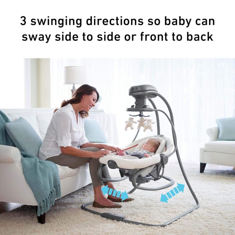 Graco DuetSoothe Swing and Rocker with Removable Swing Seat and 6 Swinging Speeds for Toddler Swing Seat and Swing Chair - Image 4