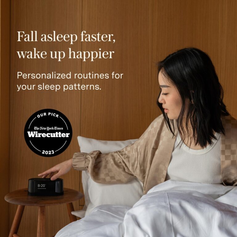 Loftie Smart Alarm Clocks for Bedrooms - Sound Machine Smart Alarm Clock w/Light, Bluetooth Speaker, White Noise, Nature Sound, Nightlight, Blackout Mode Alarm Clock, Smart Clock (Steel) - Image 2