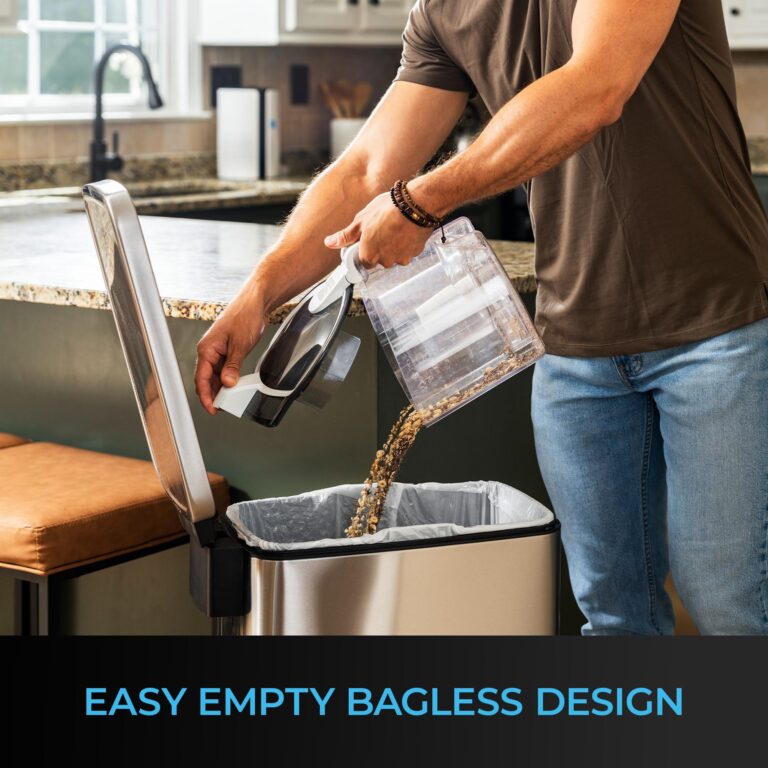 Kenmore DC5070 500 Series Bagless Canister Vacuum with Hair Eliminator Brushroll，2-Motor Cyclonic Technology, HEPA Filtration & 24' Auto Cord Rewind for Pet, Carpets, Hard Floors, Stairs, White - Image 2