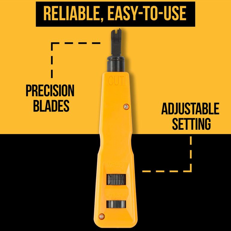 InstallerParts Network Tool Kit 15 In 1 (2 Pack)- RJ45 Crimper Tool Cat 5 Cat6 Cable Electrical Tester, Gauge Wire Stripper Cutting Twisting Tool, Ethernet Punch Down Tool, Screwdriver, Knife - Image 6