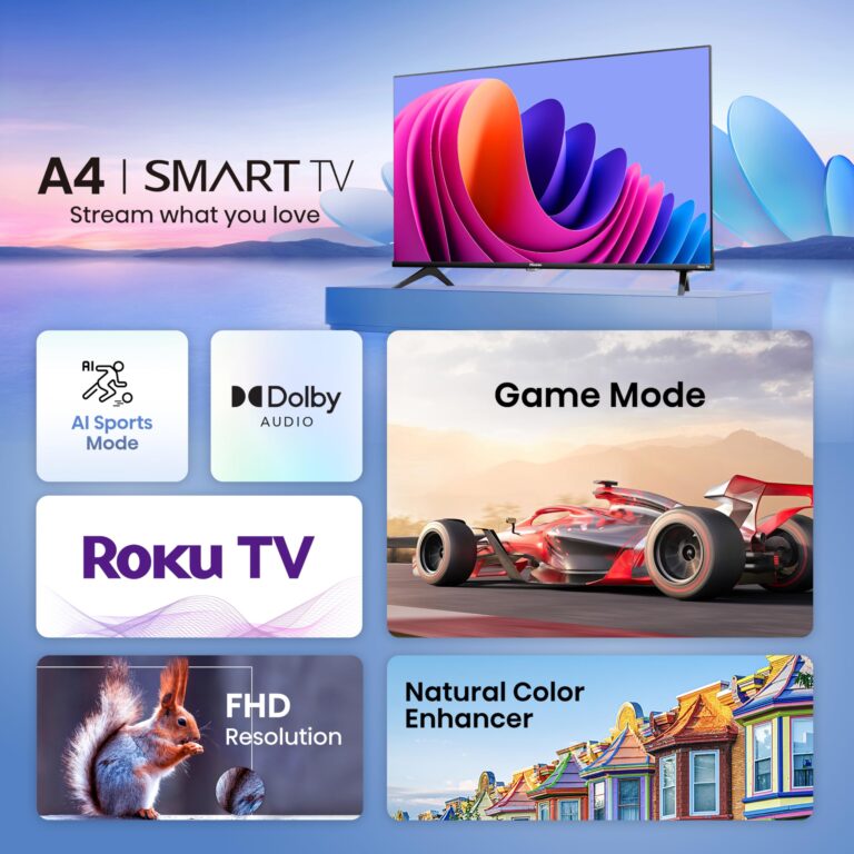 Hisense 40-Inch Class A4 Series FHD 1080p Smart Roku TV with Alexa Compatibility (40A4NR, 2024 Model) - Dolby Audio, Slim Bezel Design, Google Assistant - Image 16