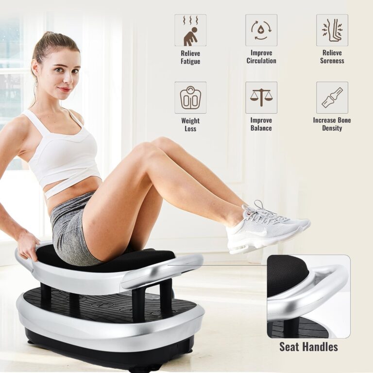 EILISON FITABS 3D Vibration Plate Exercise Machine - Ocsillation, Pulsation + 3D Motion Vibration Platform | Whole Body Viberation Machine for Lymphatic Drainage, Weight Loss, Recovery (Fitabs Silver) - Image 5