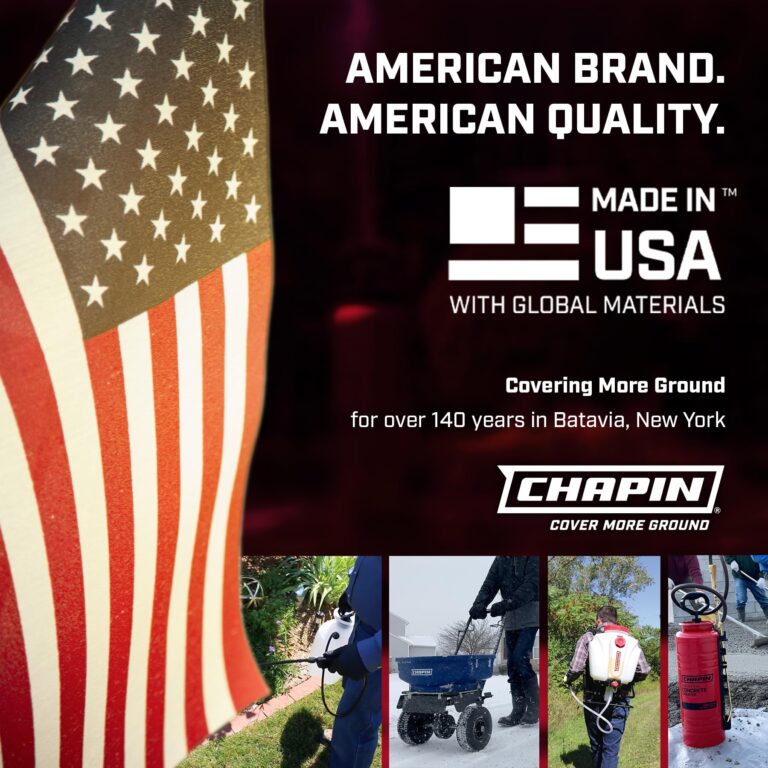 Chapin 1352 Made in the USA 3 Gallon Heavy Duty Tri-Poxy Steel Industrial Metal Tank Sprayer with 18 Inch Brass Wand, 36 Inch Reinforced Hose and Brass Nozzle and Shut Off, Black - Image 4
