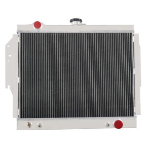 KUUHLERSAT Radiator for 1979-1993 Dodge D150 D200 D250 D350 W150 W250 Ramcharger 5.9L, 3 Row Aluminum Radiator