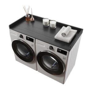 ClimbHope Washer Dryer Countertop HDPE No Installation - Washer and Dryer Topper Covers for The Top Laundry Room Organization and Storage Waterproof