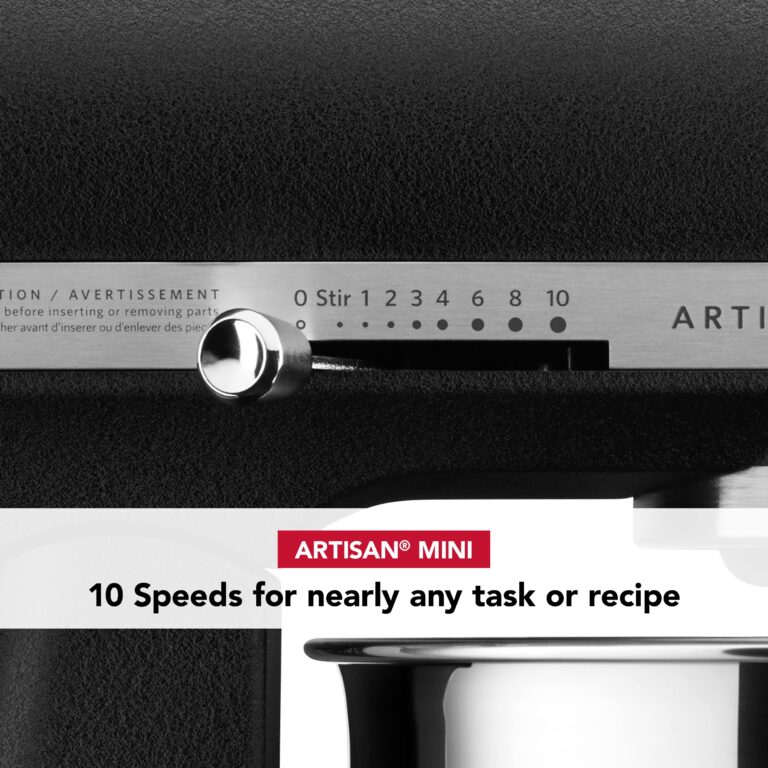 KitchenAid Artisan Mini 3.5 Quart Tilt-Head Stand Mixer - KSM3316X - Cast Iron Black - Image 3