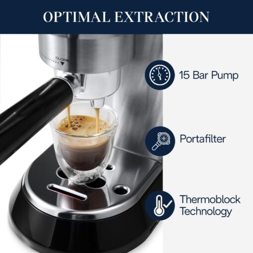 De'Longhi EC680M Espresso, Stainless Steel, Silver - Image 7