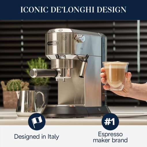 De'Longhi EC680M Espresso, Stainless Steel, Silver - Image 4