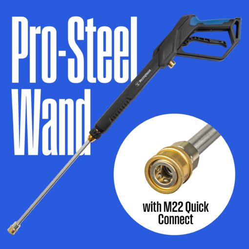 Westinghouse ePX3500 Electric Pressure Washer, 2500 Max PSI 1.76 Max GPM with Anti-Tipping Technology, Onboard Soap Tank, Pro-Style Steel Wand, 5-Nozzle Set, for Cars/Fences/Driveways/Home/Patios - Image 10