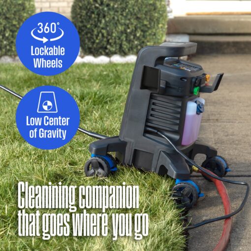 Westinghouse ePX3500 Electric Pressure Washer, 2500 Max PSI 1.76 Max GPM with Anti-Tipping Technology, Onboard Soap Tank, Pro-Style Steel Wand, 5-Nozzle Set, for Cars/Fences/Driveways/Home/Patios - Image 12