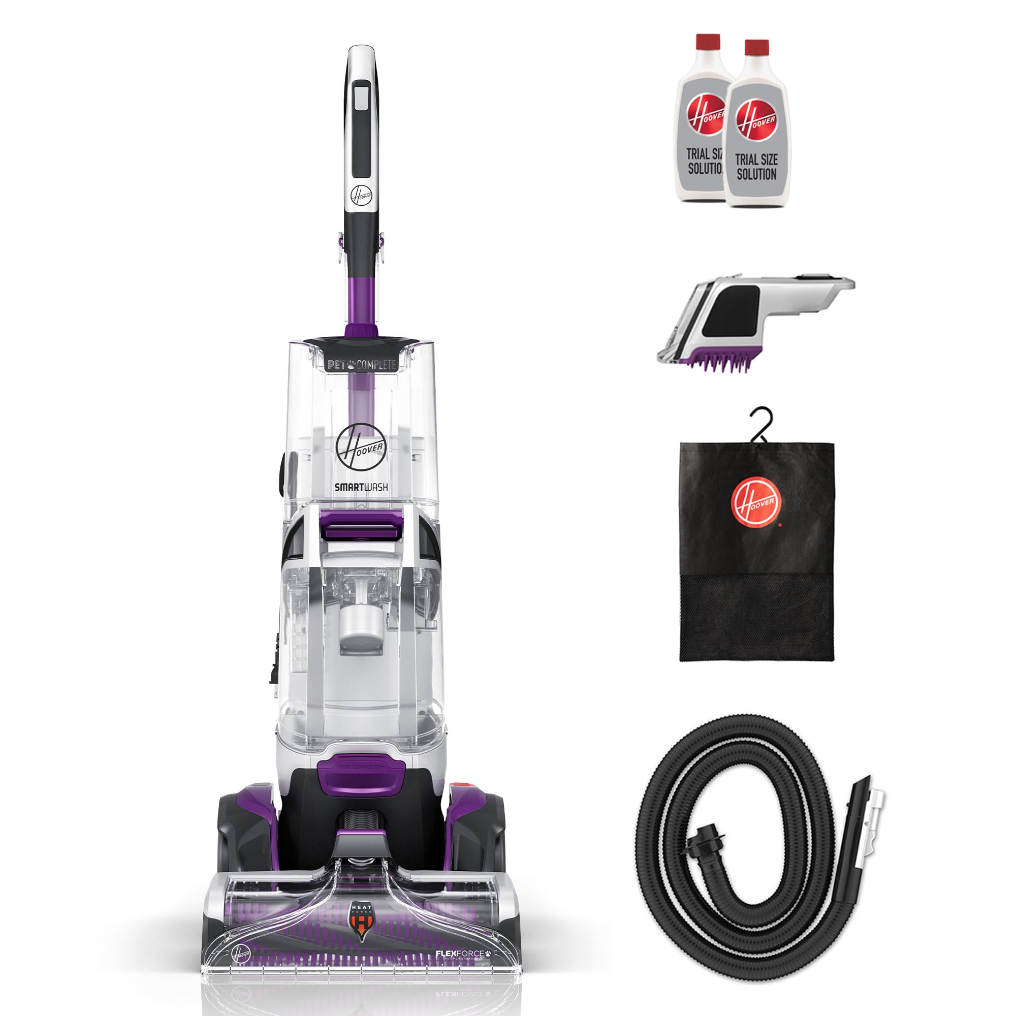 Hoover SmartWash Pet Automatic Carpet Cleaner Machine with Spot Chaser Wand, Deep Cleaning Carpet Shampooer Machine, Pair with a Hoover Carpet Cleaner Solution for a Bright, Refreshed Home