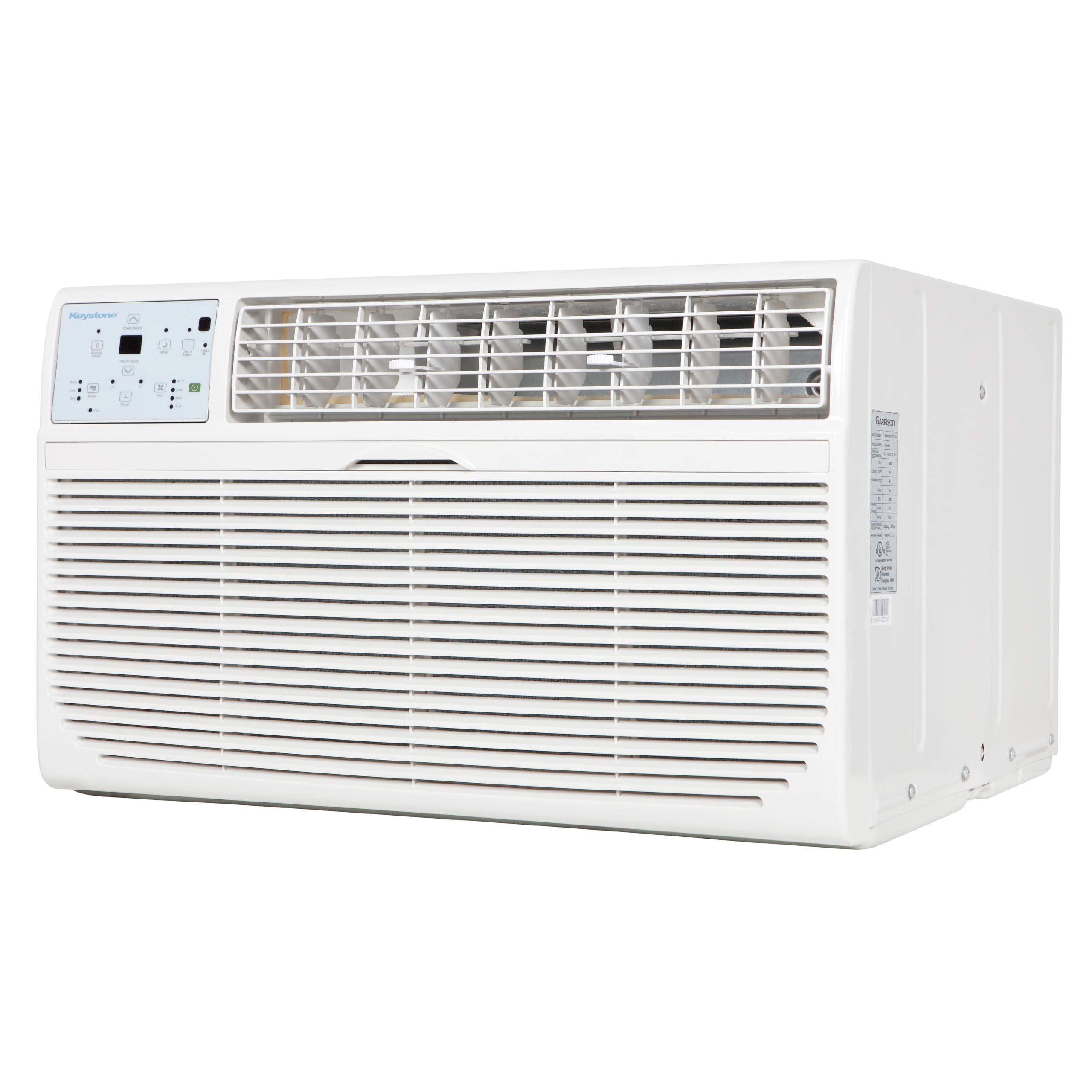 Keystone 12,000 BTU Through the Wall Air Conditioner and Dehumidifier, 230V, Quiet Through the Wall AC Unit for Medium Sized Rooms up to 550 Sq.Ft., Perfect for Bedroom, Bathroom, Nursery, with Remote